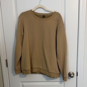 Casual Tan Sweatshirt